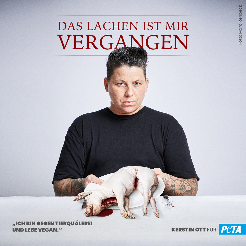 Kerstin Ott setzt sich mit PETA gegen Tierleid ein | Kerstin Ott